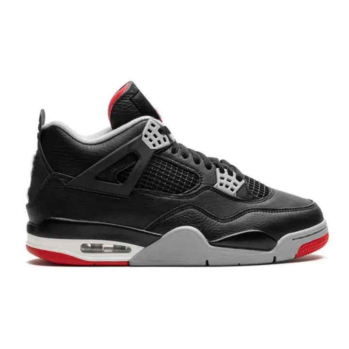 Nuevo 4 4S Retro Bred Reimagined Basketball Sneakers 2025 Verano Masculino Rebote Profesional Combate Estudiantes Antideslizante Shock Zapatos Deportivos Zapatos Mujer Mujer - 1