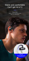 Auriculares deportivos inalámbricos con Bluetooth 5,2, cascos de negocios con gancho para la oreja, con pantalla LED, cancelación de ruido de graves HIFI y micrófono para juegos - details 5