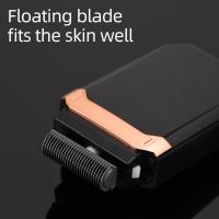 Afeitadora eléctrica multifuncional para hombres, afeitadora profesional recargable con cepillo, gran regalo - details 5