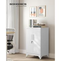 Archivador de Oficina, Armario Multifuncional, 2 Puertas, con Cerradura, Almacenamiento de Acero, para Sala de Estar, Gris Mate OMC013G01 - details 19