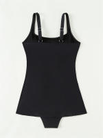 Bañador de una pieza para mujer, traje de baño Sexy con realce, Monokini con tirantes, ropa de playa sin espalda, 2024 - details 15