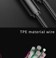 Auriculares intrauditivos con cable y micrófono para teléfono móvil, audífonos intrauditivos de 3,5mm con entrada AUX/tipo C, Sonido Envolvente de graves 6D, compatible con Samsung, Huawei, Xiaomi y PC - details 9
