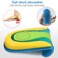 EiD-plantillas de Gel de silicona suave para el talón, cojín masajeador de pies, cuidado de medio talón, almohadilla para fascitis Plantar, Unisex - details 19