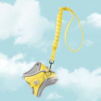Correa reflectante para el pecho para mascotas, chaleco con arnés para gato transpirable antiescape, cuerda de tracción ajustable sin tirones para perros, animales pequeños - details 3
