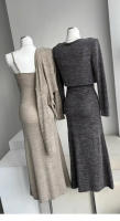 Dongda Gate-Conjunto de ropa cómoda para mujer, nueva moda, vestidos con tirantes de manga larga, falda acampanada de cintura alta - details 13