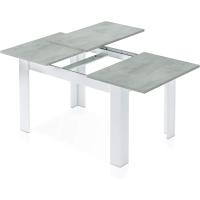 Mesa de Comedor Extensible de Madera Blanca Estilo Canadiense 140 a 190cm Ancho 90 Altura 78 - details 40