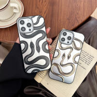 Funda de teléfono con letras de moda de lujo para iPhone 16 Pro 15 Promax 14 Pro 13 12 Promax negro plateado IMD Soft Cover. - details 4