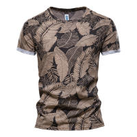 Novedad de verano, camiseta estampada, camisa de fondo para hombre con cuello redondo a la moda, top informal para hombre - details 10