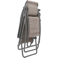 R Tumbona Relax Plegable Ajustable Sistema Cordones RSXA Texplast Color: Castaño LFM2045-9147 - details 3