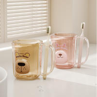 Inicio enjuague tazas transparente alto nivel de apariencia tazas de cepillo de dientes conjuntos simples de tazas de pareja tocador cepillo tazas - details 3