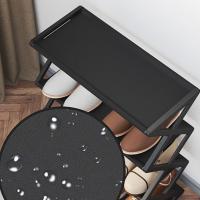 Zapatero en forma de X de tubo de acero, montaje multicapa a prueba de polvo, zapatero extraíble, armario de almacenamiento de zapatos impermeable para estudiantes - details 2