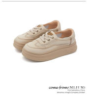 Zapatos blancos pequeños de mujer, primavera-verano 2025, nuevo estilo étnico retro, zapatos de junta de mujer, zapatos casuales de mujer - details 1