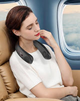 Ventilador de Cuello sin aspas, batería silenciosa Sin Aspas con LCD para Viajes, Oficina y Hogar - details 1