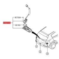 95760-D9001 cámara de respaldo para puerta trasera de coche 95760D9000 para KIA Sportage KX5 2016-2019 cámara de visión trasera de reserva asistencia de estacionamiento - details 3