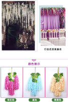 Wisteria Artificial de Seda 12 Pcs Garland de Vid Ideal para Bodas, Fiestas, Jardines, Oficinas - details 3