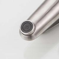 Grifo monomando para lavabo de cocina, grifo monomando para lavabo de acero inoxidable, agua fría, para baño - details 3