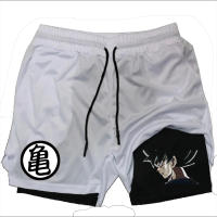 Pantalones Cortos de Verano para Hombres Versátiles, Secado Rápido, Estampado de Anime, Personalidad Casual Everyday - details 9