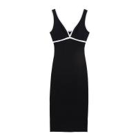 Vestido en capas con bloques de color para mujer nuevo estilo 5584211 - details 0
