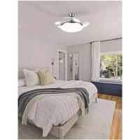 Ventilador de Techo LED con Temporizador 3500-4000-6500K, 6 Velocidades, Aspas retráctiles |   (Blanco) - details 9