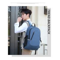 Mochila impermeable antirrobo para hombre, bolsa trasera ligera para libros, elegante, 15,6