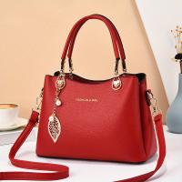 Elegante bolso de mano con correa de hombro desmontable, herrajes en tono dorado y elegante dije de hoja - Elegante bolso blanco para uso diario, bolso informal y elegante |   Bolso de mano con encanto elegante |   Bolsa - details 9