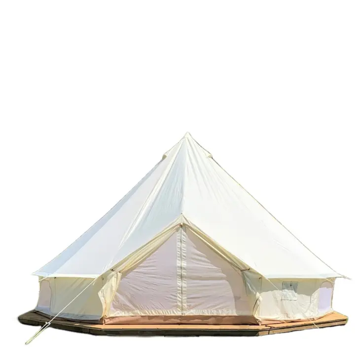 Tienda de campaña familiar impermeable al aire libre, campana de tela Oxford 900D, yurta, evento, fiesta de boda - 1