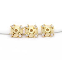 Accesorios de Joyería DIY de Alta Calidad Abalorios de Cuarzo de Brasa Dorada de 18K - details 46