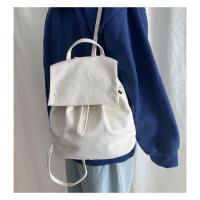 Mochila pequeña simple mochila de mujer bolsa pequeña de lona pequeña y liviana salir viaje de excursión de primavera - details 14