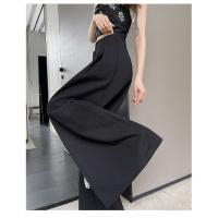 Pantalones de Pierna Ancha de Tencel Encaje Alto Cintura, Ajuste Suelto, Estilo de Verano, Mangas Largas - details 30