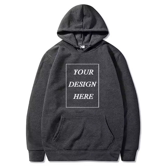 Sudaderas con capucha personalizadas para hombres y mujeres, sudadera con texto, Tops suaves personalizados, manga larga - 1
