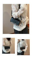 Nuevo Bolso Cuadrado Pequeño 2025 Estilo Europeo Americano Bolso de Hombro con Letras de Impresión de Contraste - details 12