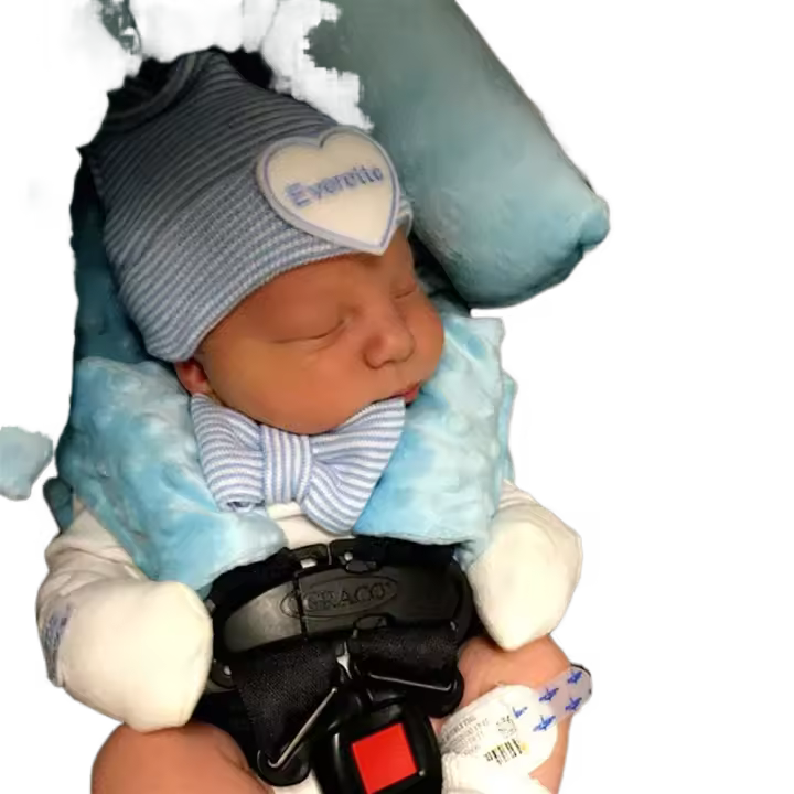 Almohada para cochecito de bebé, soporte para la cabeza para dormir reparador, cojín para reposacabezas infantil, almohada de soporte para la cabeza del bebé, protección del cuello para asiento de coche - 1