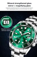 Reloj de Pulsera de Cuarzo de Lujo para Hombres Resistente al Agua, Luminoso, Correa de Aleación, Reloj de Negocios de Alta Gama - details 1