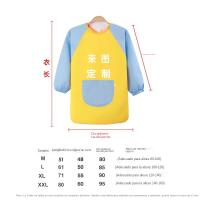 Ropa de arte impermeable para niños, ropa de espalda publicitaria, pintura de jardín de infantes, n. ° 039 - details 0