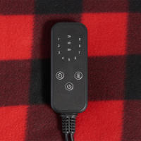 Almohadilla calentadora para el cuerpo, estera de calefacción suave de 12V, 9 temperaturas ajustables, manta de calor eléctrica para invierno - details 15