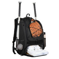 Youth Baseball Bag,Softball Bag with Shoes Compartment,Baseball Backpack with Fence Hook for TBall Bat & Equipment - details 3