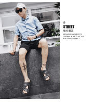 Sandalias de hombre Verano 2023 Nuevos zapatos casuales Moda al aire libre Conjunto de moda fresco Pie Zapatillas de doble propósito - details 12