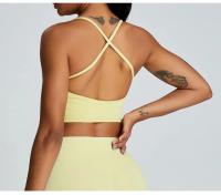 Traje de Yoga cómodo y Sensual para mujer, ropa deportiva transpirable de secado rápido para correr al aire libre, ciclismo y Fitness - details 3