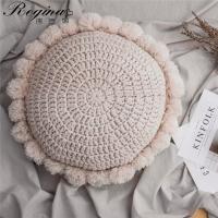 Cojines de Almohada de Mano DIY de Algodón Almohada de Lumbar para Coche y Sofá - details 8
