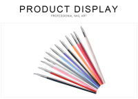 Pluma de Línea de Colores para Uñas KADS de 12 piezas Decoración Artística de Plástico Acrílico Accesorios de Manicura para Design de Línea de Uñas - details 2
