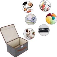 Caja de Almacenamiento, cajas organizadoras,cajas de almacenamiento Decorativas, cubos de almacenamiento de Tela con Asas, para el hogar, Oficina - details 3