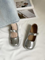 Zapatos Mary Jane planos de fondo francés, con punta redonda, boca poco profunda, estilo retro, para mujer. - details 20