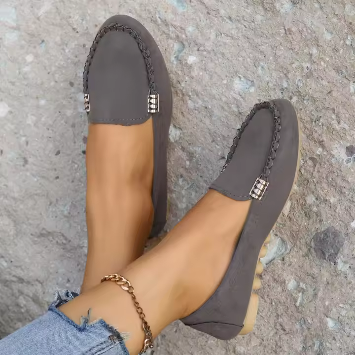 Zapatos de Mujer, mocasines sin cordones para bailarinas, mocasines para Mujer, zapatillas informales, Zapatos planos para Mujer, Zapatos informales - 1