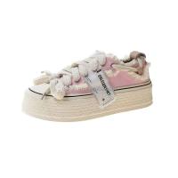 Nuevos zapatos cavas florales de alta calidad para mujer con suela gruesa y zapatos deportivos de goma, diseñados por un brad barato para - details 0