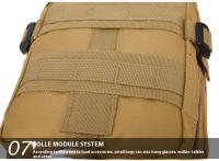 Mochila Tactica Militar, Mochila Impermeable Plegable Para Montañismo,Senderismo,Camping y Viajes - details 19