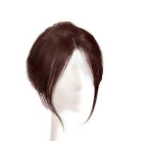 Peluca con flequillo lateral para mujer, Clip de pelo, flequillo falso con patillas, Toppers para citas, fiesta, boda, uso diario - details 2