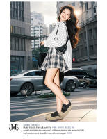 Cuero pan zapatos de las mujeres de la primavera nuevos zapatos retro de velcro de la junta plataforma casual zapatos blancos zapatos versátiles - details 15