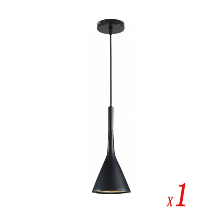 Lámpara colgante nórdica E27, luces colgantes modernas para cocina, Isla, sala de estar, dormitorio, alambre de 2m - 1
