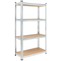 Estanterías metálicas de almacenamiento 160x90x40cm 700kg 4 estantes MDF organizador taller - details 9