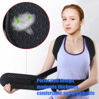 Soporte para la columna vertebral para hombres y mujeres, Corrector de postura para aliviar el dolor de cuello, hombros y espalda, alisador de soporte Lumbar - details 10